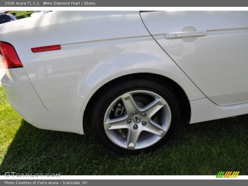 White Diamond Pearl / Ebony 2006 Acura TL 3.2