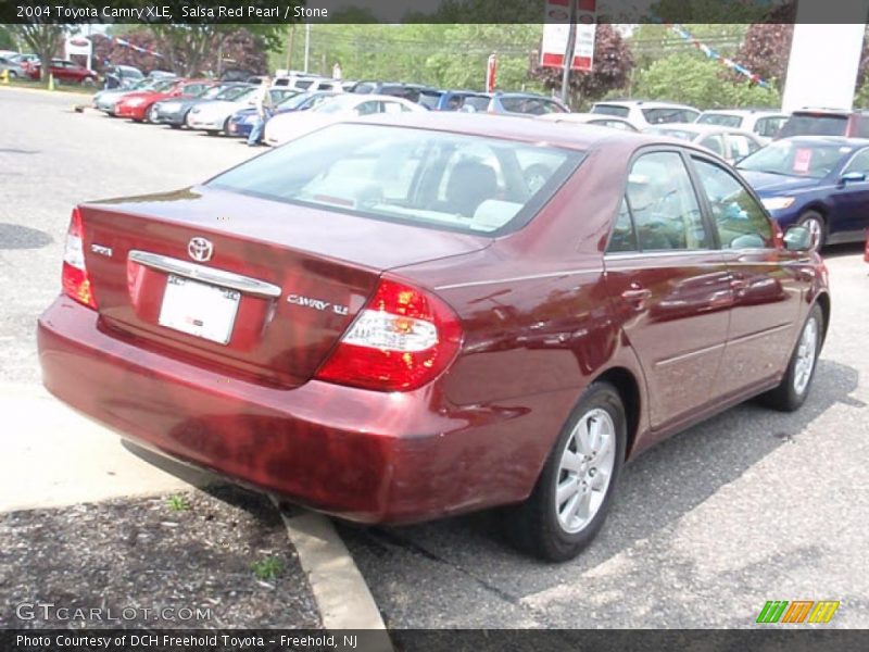Salsa Red Pearl / Stone 2004 Toyota Camry XLE