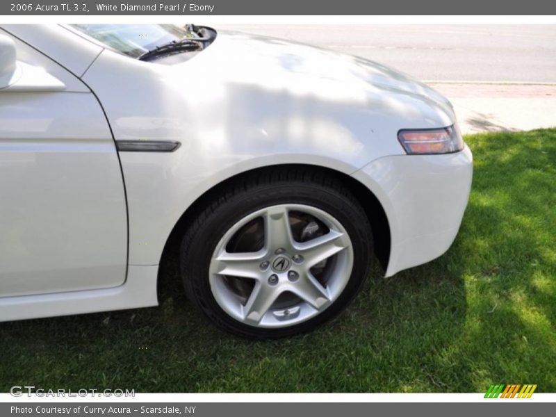 White Diamond Pearl / Ebony 2006 Acura TL 3.2