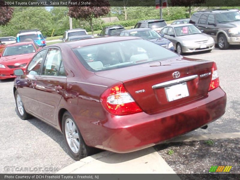 Salsa Red Pearl / Stone 2004 Toyota Camry XLE