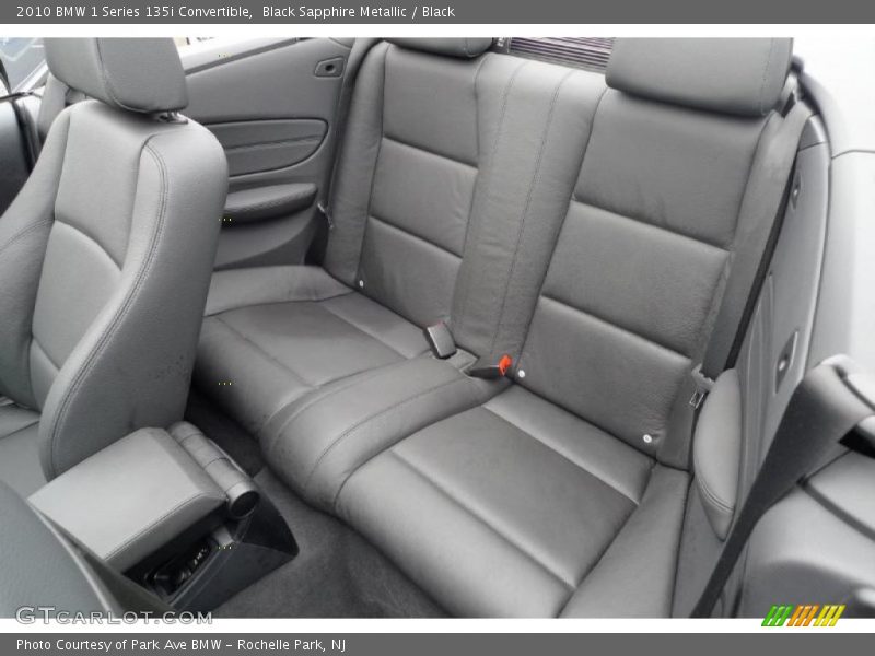 Black Sapphire Metallic / Black 2010 BMW 1 Series 135i Convertible