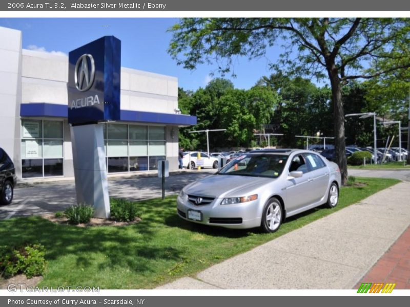 Alabaster Silver Metallic / Ebony 2006 Acura TL 3.2
