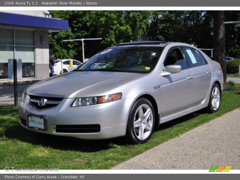 Alabaster Silver Metallic / Ebony 2006 Acura TL 3.2