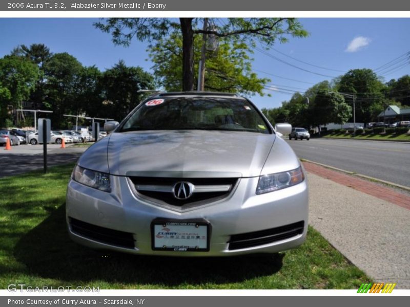 Alabaster Silver Metallic / Ebony 2006 Acura TL 3.2