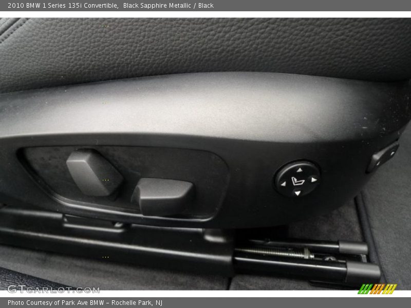 Black Sapphire Metallic / Black 2010 BMW 1 Series 135i Convertible