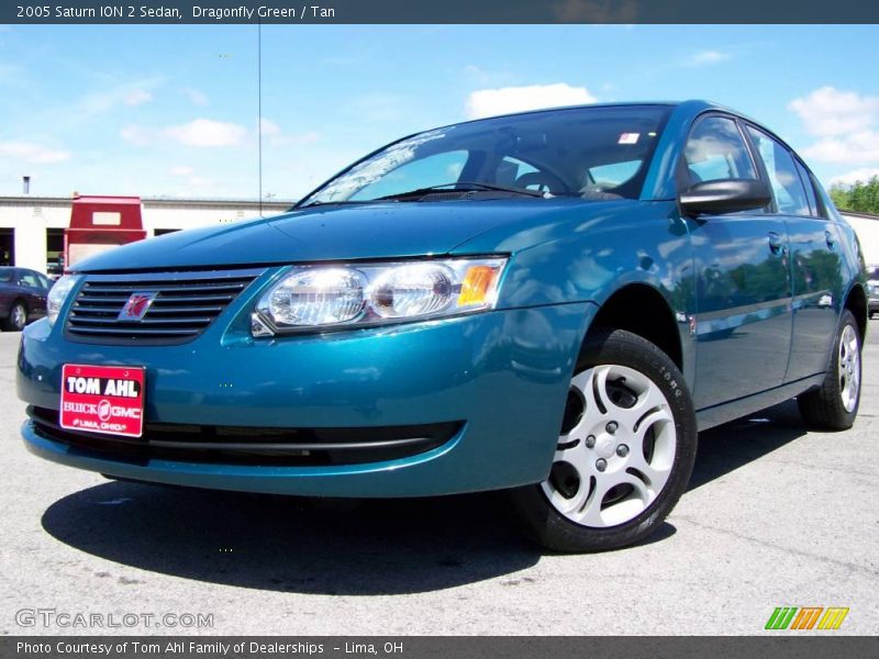 Dragonfly Green / Tan 2005 Saturn ION 2 Sedan