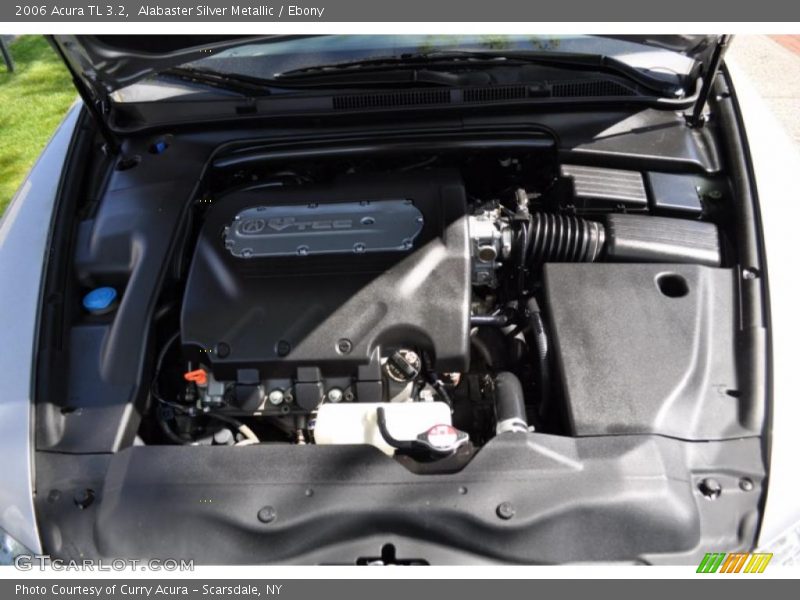 Alabaster Silver Metallic / Ebony 2006 Acura TL 3.2