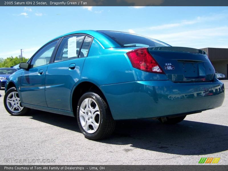 Dragonfly Green / Tan 2005 Saturn ION 2 Sedan