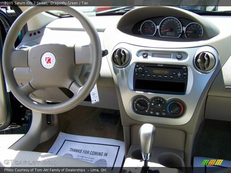 Dragonfly Green / Tan 2005 Saturn ION 2 Sedan