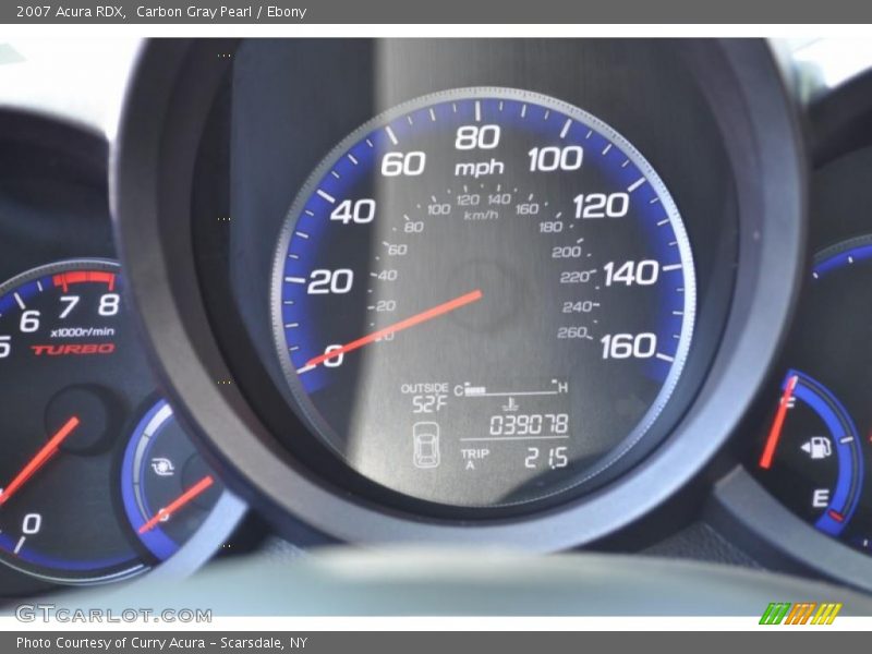 Carbon Gray Pearl / Ebony 2007 Acura RDX