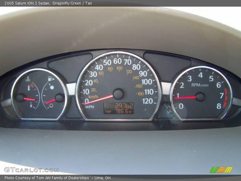 Dragonfly Green / Tan 2005 Saturn ION 2 Sedan
