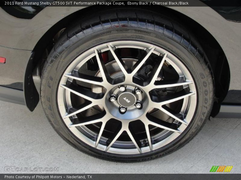 Ebony Black / Charcoal Black/Black 2011 Ford Mustang Shelby GT500 SVT Performance Package Coupe