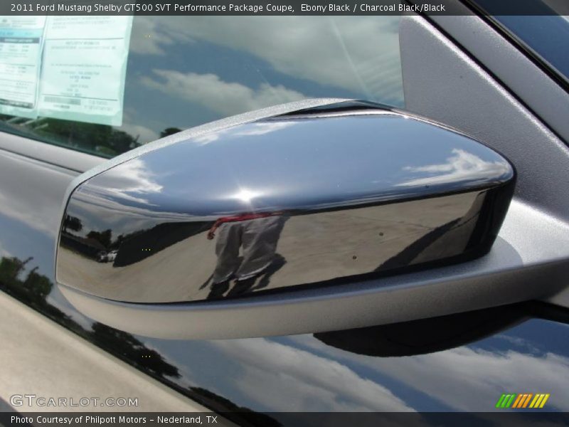 Ebony Black / Charcoal Black/Black 2011 Ford Mustang Shelby GT500 SVT Performance Package Coupe