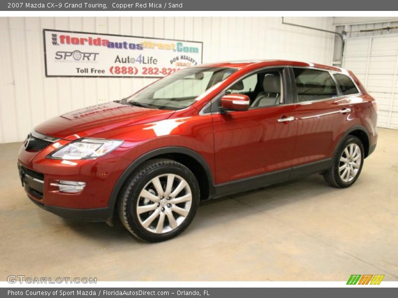 Copper Red Mica / Sand 2007 Mazda CX-9 Grand Touring