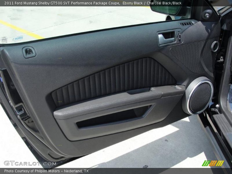 Ebony Black / Charcoal Black/Black 2011 Ford Mustang Shelby GT500 SVT Performance Package Coupe