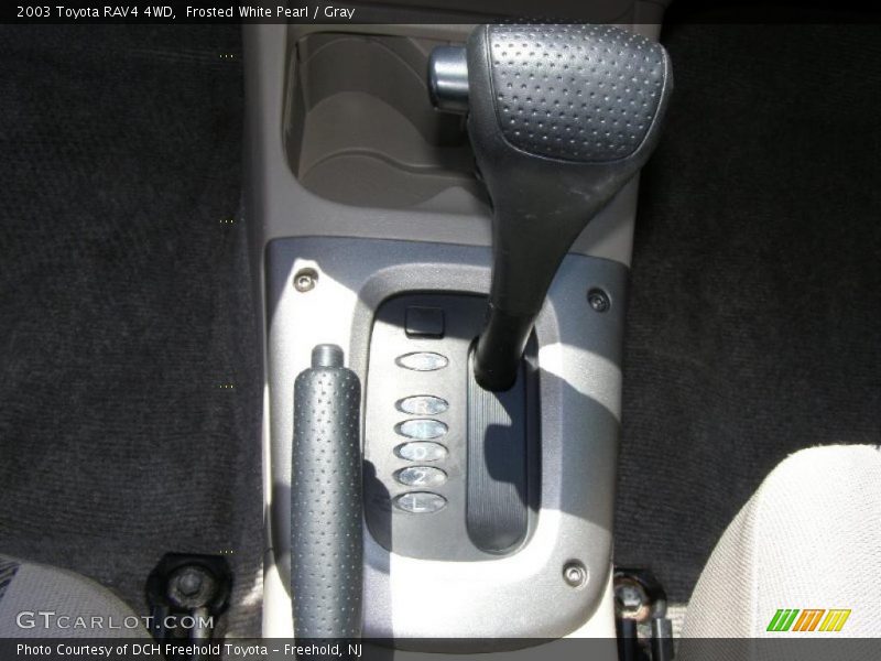 Frosted White Pearl / Gray 2003 Toyota RAV4 4WD