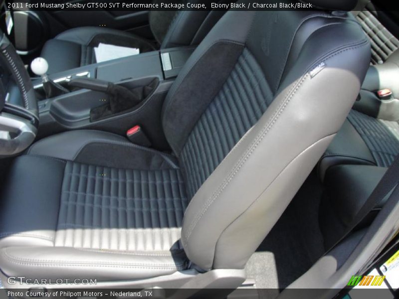 Ebony Black / Charcoal Black/Black 2011 Ford Mustang Shelby GT500 SVT Performance Package Coupe