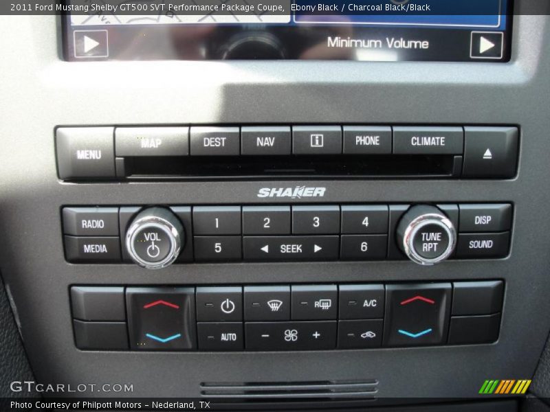 Ebony Black / Charcoal Black/Black 2011 Ford Mustang Shelby GT500 SVT Performance Package Coupe