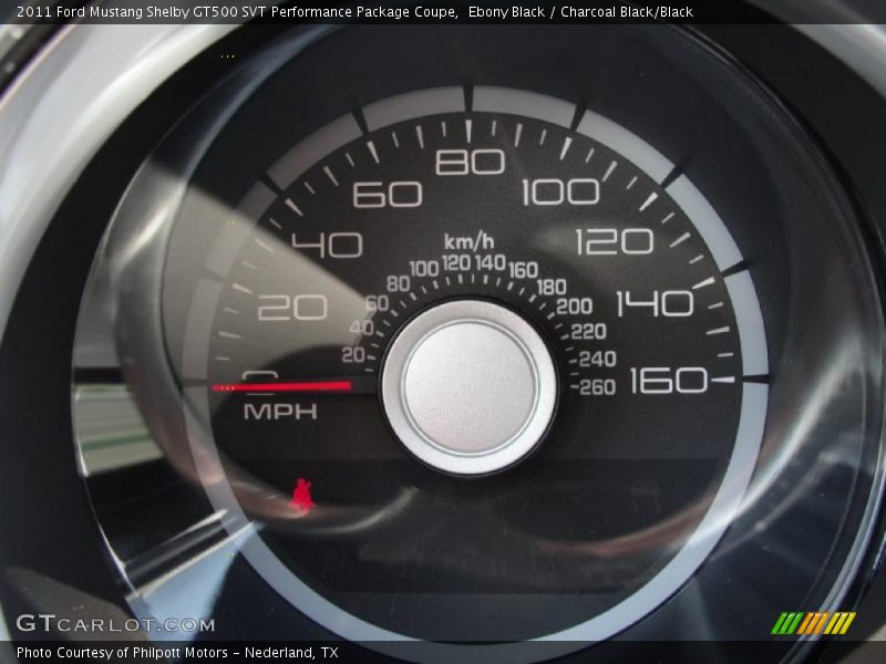 Ebony Black / Charcoal Black/Black 2011 Ford Mustang Shelby GT500 SVT Performance Package Coupe