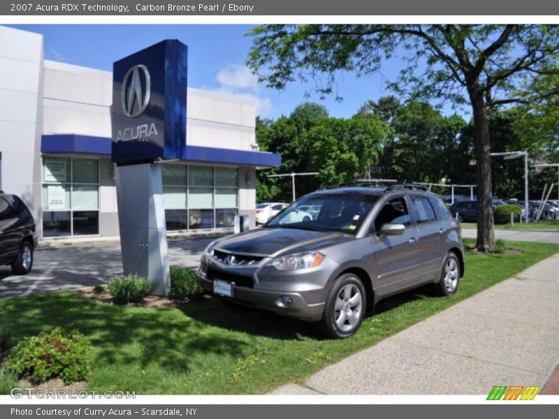 Carbon Bronze Pearl / Ebony 2007 Acura RDX Technology