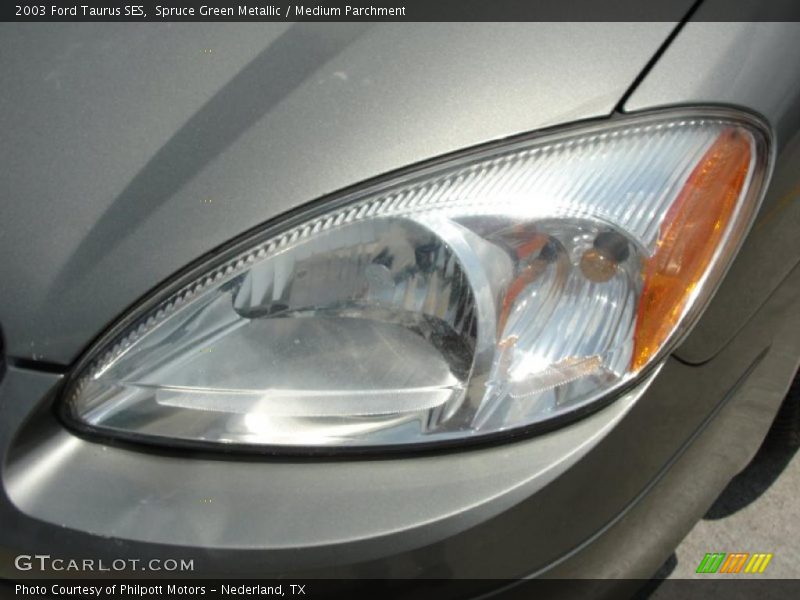 Spruce Green Metallic / Medium Parchment 2003 Ford Taurus SES