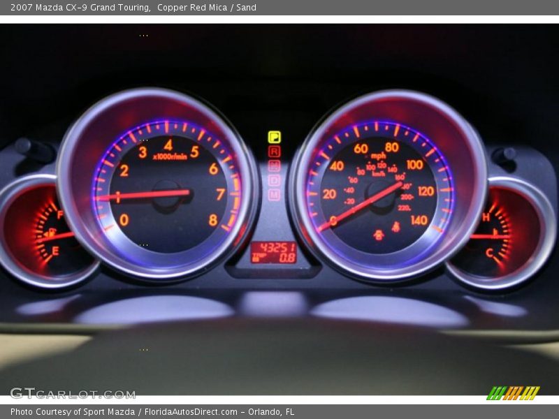 Copper Red Mica / Sand 2007 Mazda CX-9 Grand Touring
