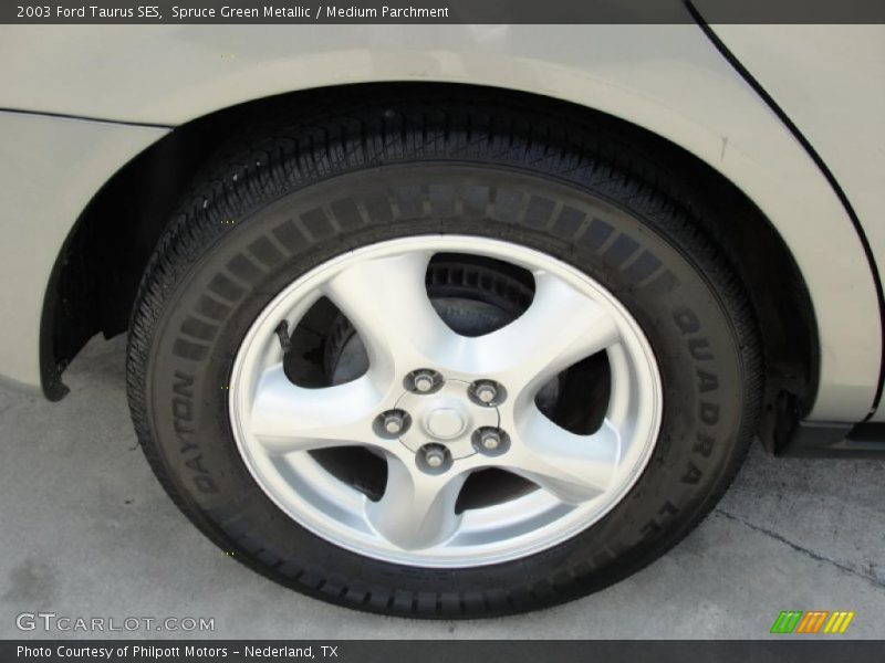 Spruce Green Metallic / Medium Parchment 2003 Ford Taurus SES