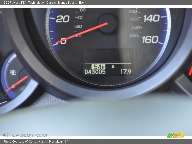 Carbon Bronze Pearl / Ebony 2007 Acura RDX Technology