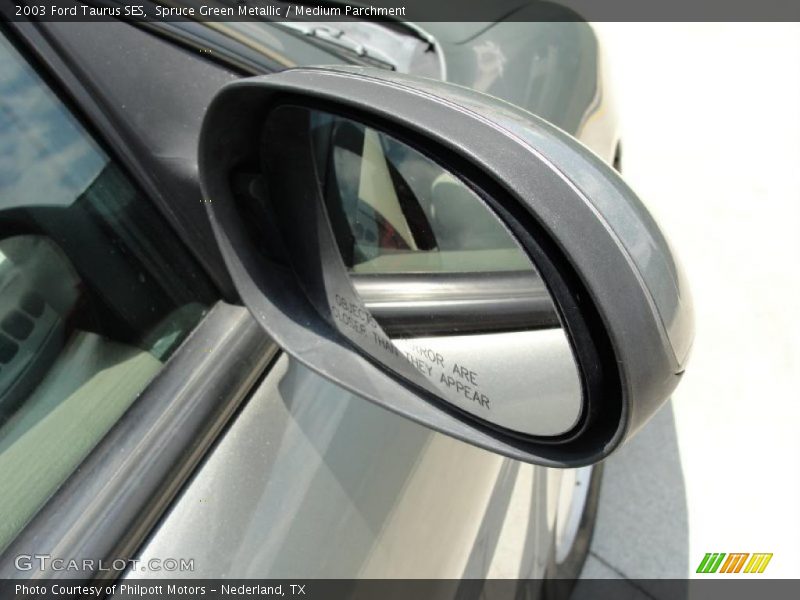 Spruce Green Metallic / Medium Parchment 2003 Ford Taurus SES