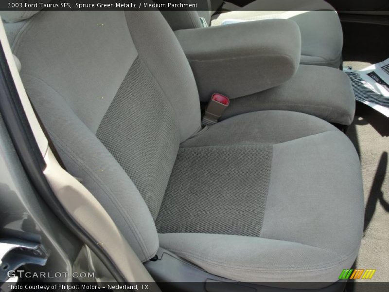 Spruce Green Metallic / Medium Parchment 2003 Ford Taurus SES