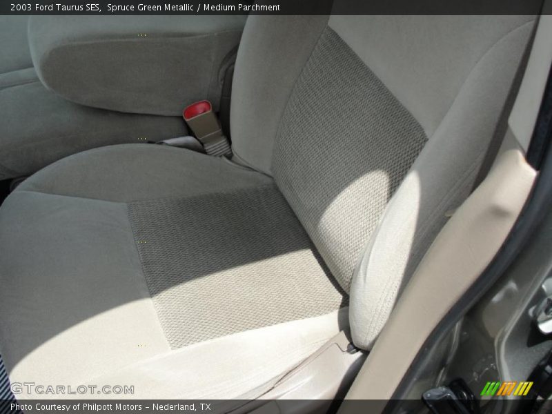 Spruce Green Metallic / Medium Parchment 2003 Ford Taurus SES