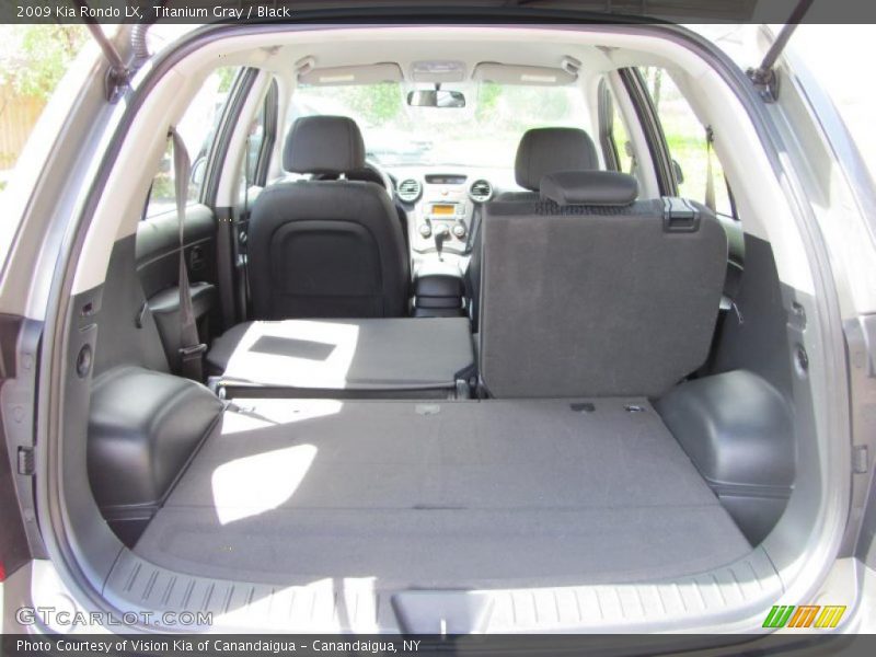 Titanium Gray / Black 2009 Kia Rondo LX
