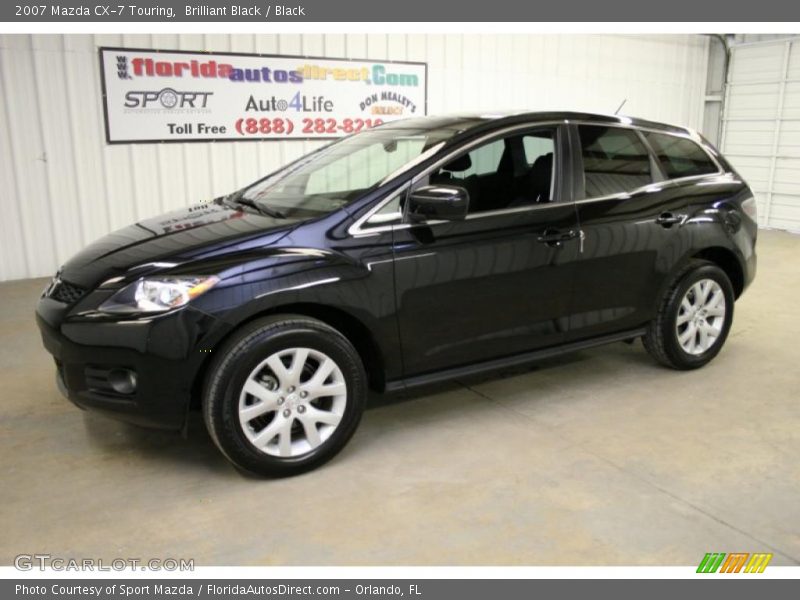 Brilliant Black / Black 2007 Mazda CX-7 Touring