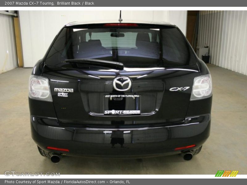 Brilliant Black / Black 2007 Mazda CX-7 Touring