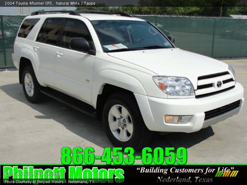 Natural White / Taupe 2004 Toyota 4Runner SR5