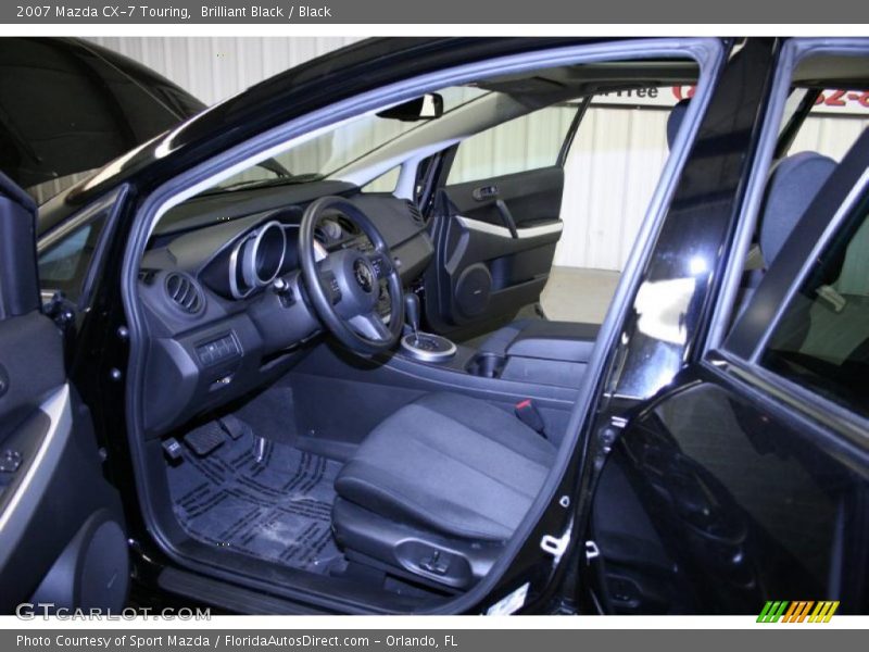 Brilliant Black / Black 2007 Mazda CX-7 Touring