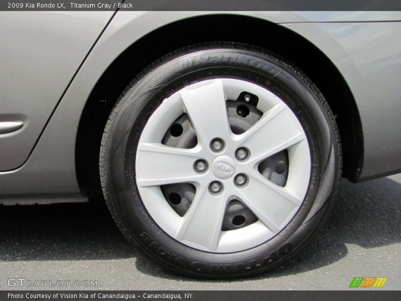 Titanium Gray / Black 2009 Kia Rondo LX