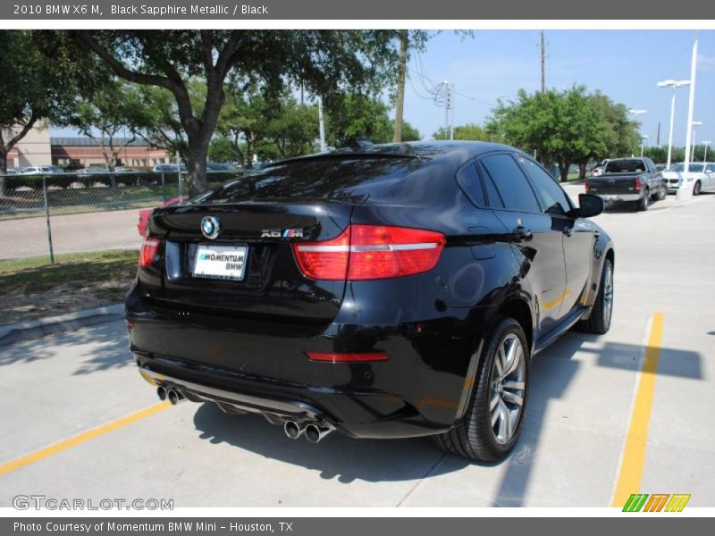 Black Sapphire Metallic / Black 2010 BMW X6 M