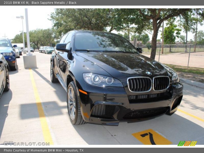Black Sapphire Metallic / Black 2010 BMW X6 M