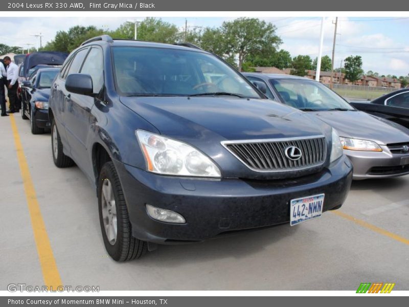 Flint Gray Mica / Black 2004 Lexus RX 330 AWD