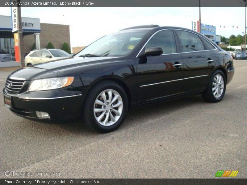Ebony Black / Gray 2006 Hyundai Azera Limited
