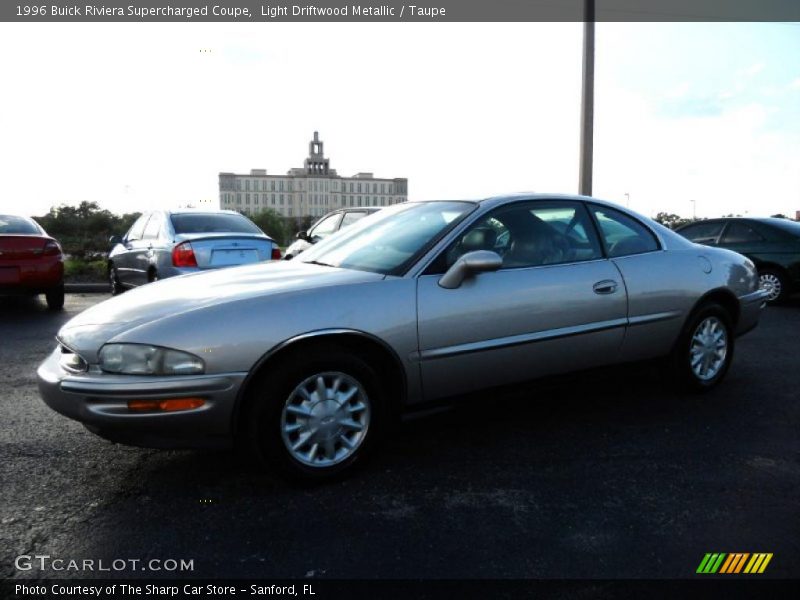 Light Driftwood Metallic / Taupe 1996 Buick Riviera Supercharged Coupe