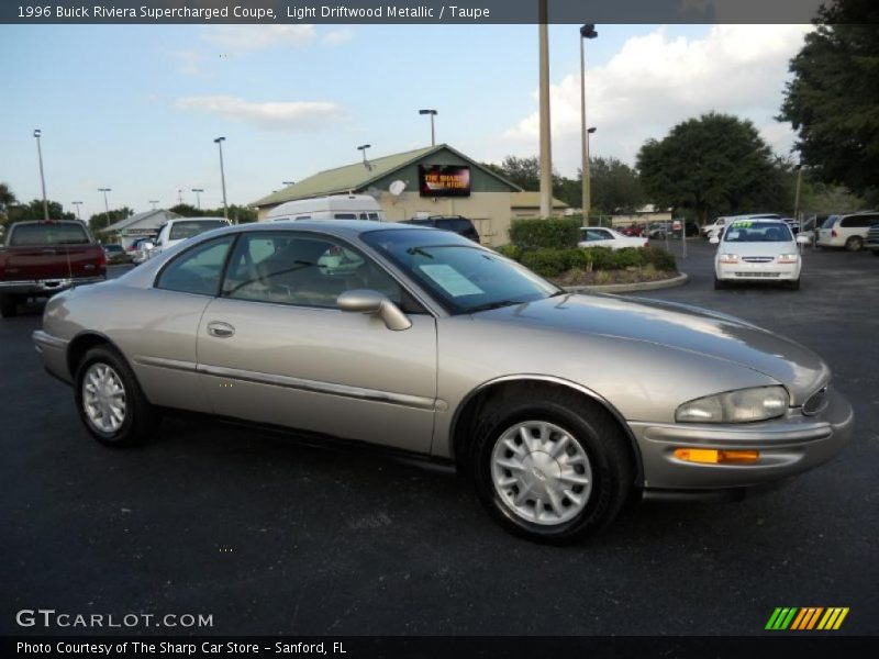 Light Driftwood Metallic / Taupe 1996 Buick Riviera Supercharged Coupe