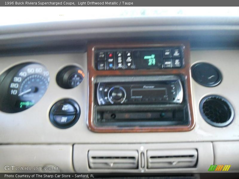 Light Driftwood Metallic / Taupe 1996 Buick Riviera Supercharged Coupe