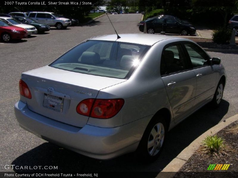 Silver Streak Mica / Stone 2007 Toyota Corolla LE