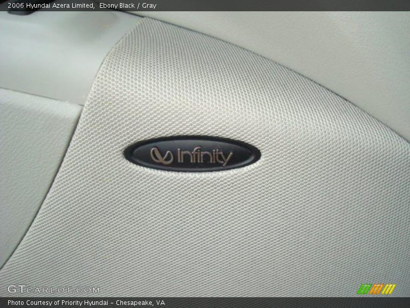 Ebony Black / Gray 2006 Hyundai Azera Limited