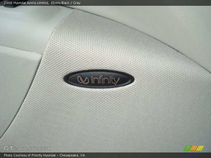 Ebony Black / Gray 2006 Hyundai Azera Limited