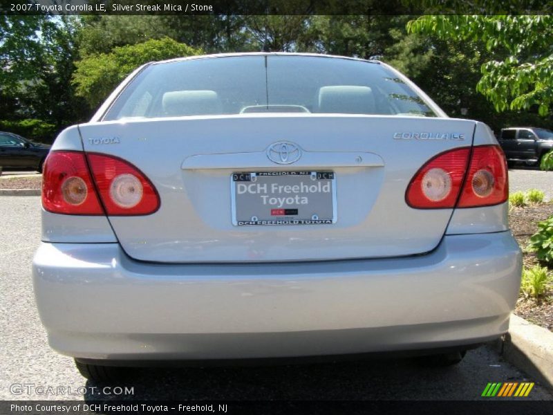 Silver Streak Mica / Stone 2007 Toyota Corolla LE