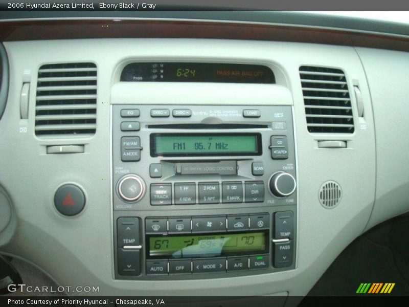 Ebony Black / Gray 2006 Hyundai Azera Limited
