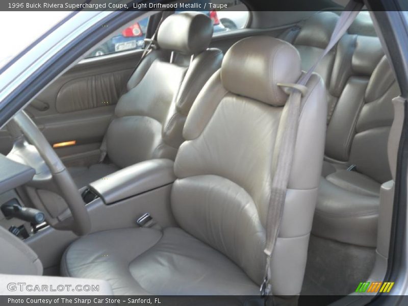 Light Driftwood Metallic / Taupe 1996 Buick Riviera Supercharged Coupe